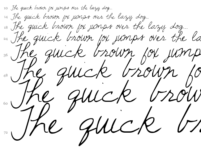 Sunshine In My Soul font waterfall